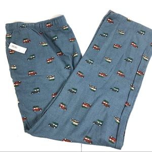 OLD NAVY Flannel PJ Pants Red Truck Jeep